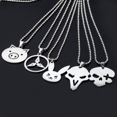 5 Styles Bleach Cartoon Anime Stainless Steel Necklace