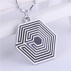 K-POP EXO Cartoon Anime Alloy Necklace