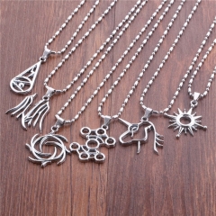 9 Styles K-POP EXO Cartoon Anime Alloy Necklace