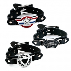 3 Styles Iron Man Captain America Cartoon Anime Bracelets