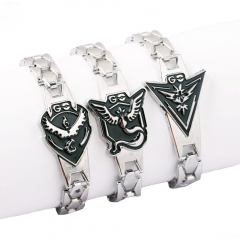 3 Styles Pokemon Cartoon Anime Alloy Bracelets