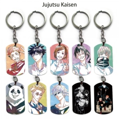 10 Styles Jujutsu Kaisen Cartoon Anime Alloy Keychain