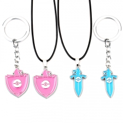 6 Styles Pokemon Cartoon Anime Alloy Necklace