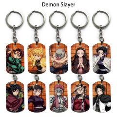 17 Styles Demon Slayer: Kimetsu no Yaiba Cartoon Anime Alloy Keychain