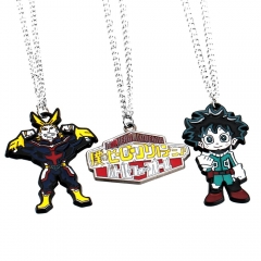 3 Styles My Hero Academia Cartoon Anime Alloy Necklace