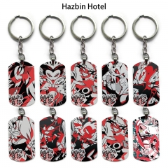 21 Styles Hazbin Hotel Cartoon Anime Alloy Keychain