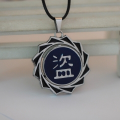 Tomb Notes Cartoon Anime Alloy Necklace