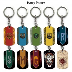 10 Styles Harry Potter Cartoon Anime Alloy Keychain