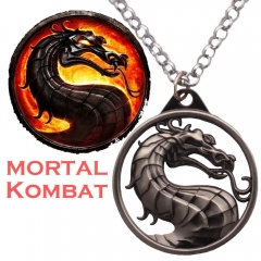4 Styles Mortal Kombat Cartoon Anime Alloy Necklace
