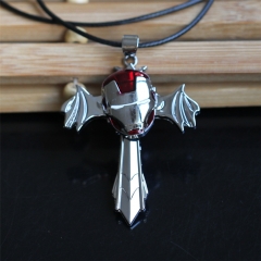 Iron Man Cartoon Anime Alloy Necklace