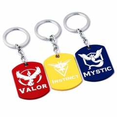 3 Styles Pokemon Cartoon Anime Alloy Keychain