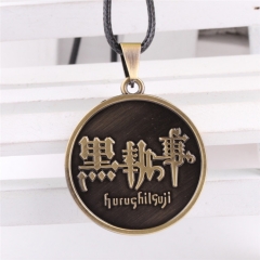Kuroshitsuji/Black Butler Cartoon Anime Alloy Necklace