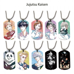 10 Styles Jujutsu Kaisen Cartoon Anime Alloy Necklace
