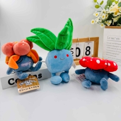 3 Styles Pokemon Oddish Cartoon Anime Plush Toy Doll