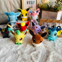 9 Styles 8cm Pokemon Eeveelution Cartoon Anime Plush Toy Doll
