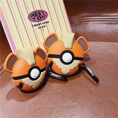 Pokemon Growlithe Cartoon Anime AirPods Pro 1 and 2 Protective Earphone Cover