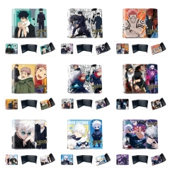 10 Styles Jujutsu Kaisen Cartoon Purse Anime Shorts Wallet