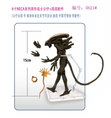 6寸NECA系列异形战士公仔+底座配件 5621#