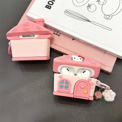 2 Styles Hello Kitty Cartoon Anime AirPods Pro 1 and 2 Protective Earphone Cover