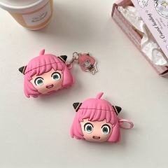 SPY×FAMILY Anya Forger Cartoon Anime AirPods Pro 1 and 2 Protective Earphone Cover