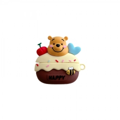 Winnie the Pooh Cartoon Anime AirPods Pro 1 and 2 Protective Earphone Cover