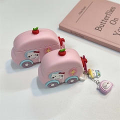 2 Styles Hello Kitty Cartoon Anime AirPods Pro 1 and 2 Protective Earphone Cover