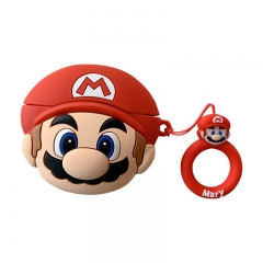 Super Mario Bro Cartoon Anime AirPods Pro 1 and 2 Protective Earphone Cover