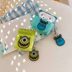 2 Styles Monsters, Inc. Mike Cartoon Anime AirPods Pro 1 and 2 Protective Earphone Cover