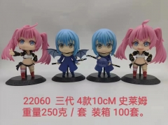 10cm 4PCS/SET That Time I Got Reincarnated as a Slime Cartoon Anime PVC Figures