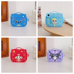 8 Styles Lilo & Stitch The Powerpuff Girls Super Mario Bro Cartoon Anime AirPods Pro 1 and 2 Protective Earphone Cover