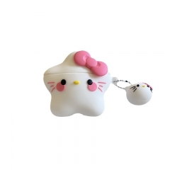 星星KT猫适用苹果AirPods pro蓝牙无线耳机套2/3/4代硅胶可爱卡通