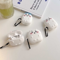 吉伊卡哇airpods pro2适用苹果2代三代蓝牙无线耳机套硅胶保护壳
