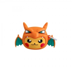 喷火龙比卡丘适用airpods pro苹果蓝牙无线耳机套1/2/3/4代保护壳