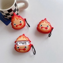 哈尔的移动城堡airpods4苹果pro1/2/3代无线蓝牙耳机壳卡通保护套