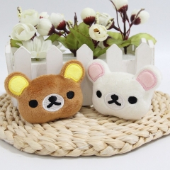 2 Styles 6*7*3CM Rilakkuma Cartoon Anime Plush Toy Pendant