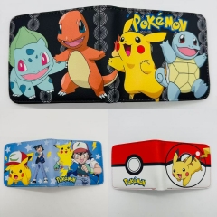 3 Styles Pokemon Cartoon Short Purse Anime Wallet