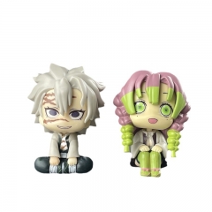 2 Styles 10.5cm Demon Slayer: Kimetsu no Yaiba Cartoon Anime PVC Figure Toy