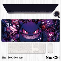 80*30*0.3cm 2 Styles Pokemon Cartoon Anime Mouse Pad