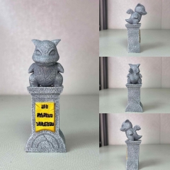 10cm 宝可梦道馆石像 树脂材质 吸塑纸箱