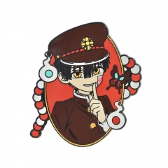 55*55*2MM Toilet-Bound Hanako-kun Conan Cartoon Pin Anime Alloy Brooch