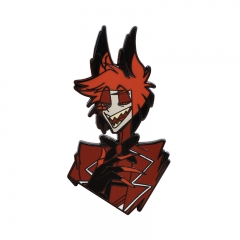 60*39*2MM Hazbin Hotel Cartoon Pin Anime Alloy Brooch