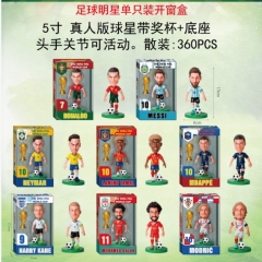 8款5寸真人版球星带奖杯+底座