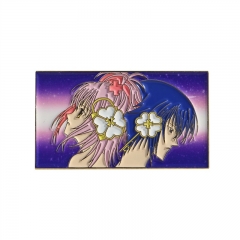 50*28*2mm Shugo Chara Cartoon Pin Anime Alloy Brooch