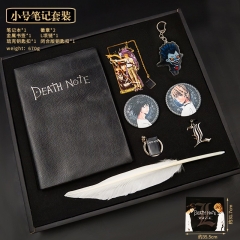 2 Styles 8PCS/SET Death Note Cartoon Keychain Anime Notebook