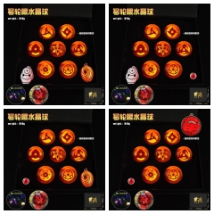 （礼盒装）+灯条 写轮眼水晶球小夜灯 礼盒装 鼬卡卡西摆件创意桌面摆件实用送生日