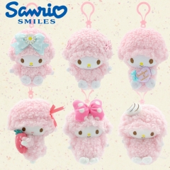 7 Styles 11-12cm Sanrio Cartoon Anime Plush Toy Doll Pendant