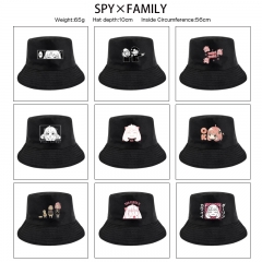 10 Styles SPY×FAMILY Cartoon Sun Hat Cap Anime Bucket Hat