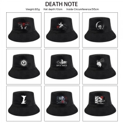 9 Styles Death Note Cartoon Sun Hat Cap Anime Bucket Hat