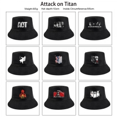 10 Styles Attack on Titan/Shingeki No Kyojin Cartoon Sun Hat Cap Anime Bucket Hat