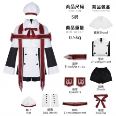7 Sizes Kuroshitsuji/Black Butler Cartoon Character Cosplay Anime Costume Set